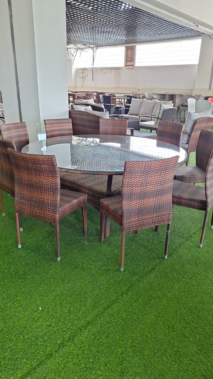 Outdoor Round Table - Kenty Furniture Kenya