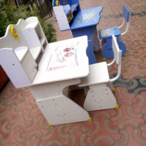 White Kids Study Desk