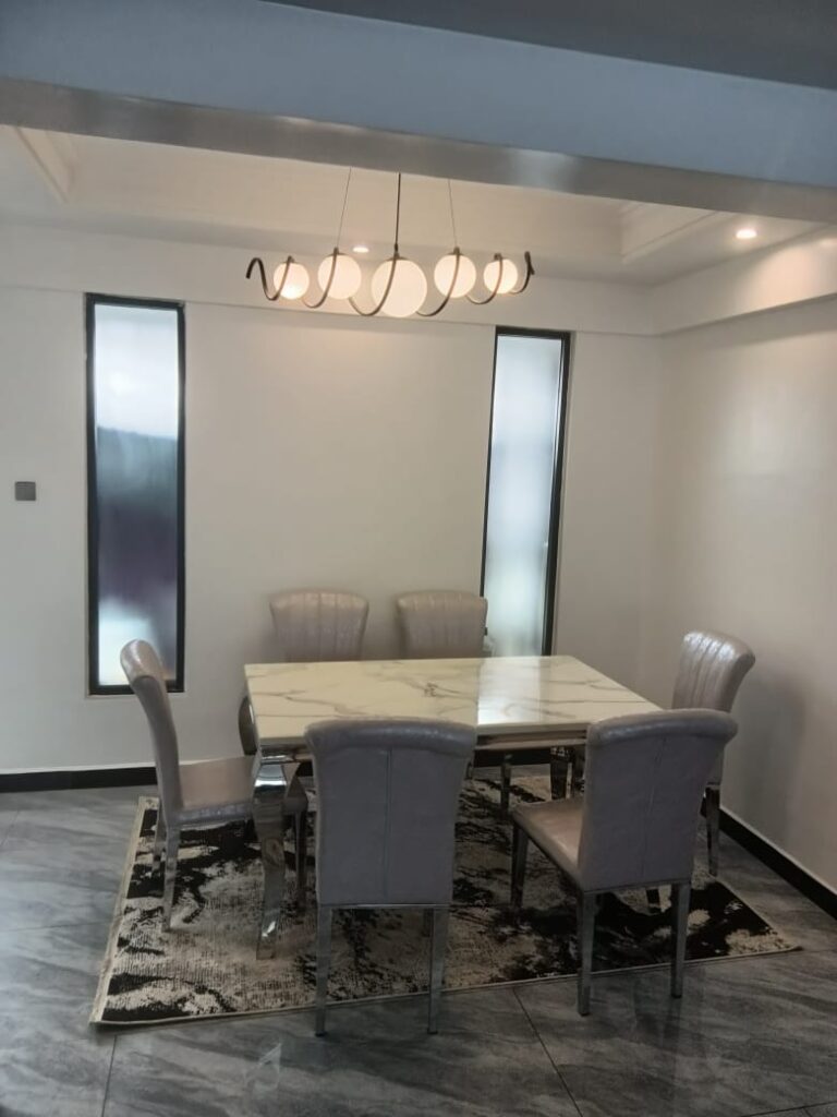Luxury Marble Dining Set - Kenty Furniture Kenya