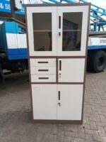 Brown Cabinet with Safe