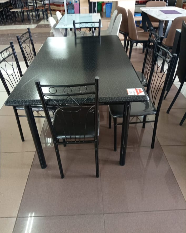 Black Granite Dining Table Set Black Granite Dining Table Set