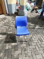 Blue Outdoor Plastic Chair2