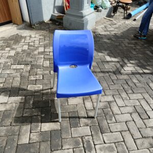Blue Outdoor Plastic Chair2