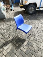 Blue Outdoor Plastic Chair1