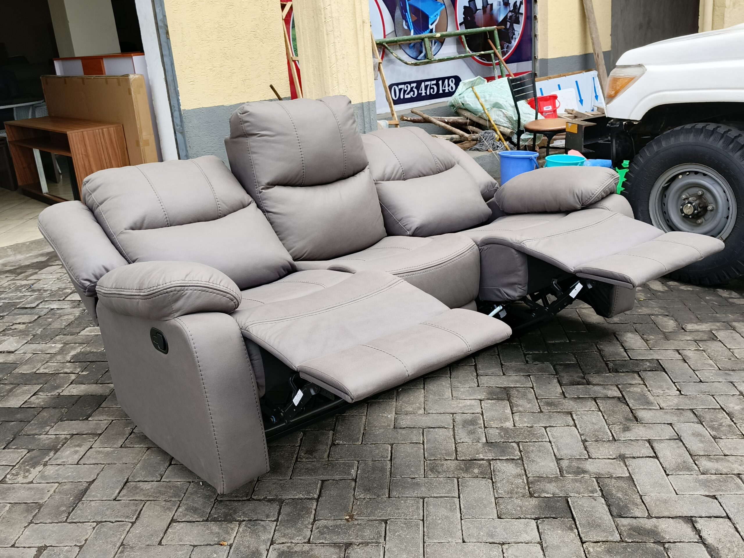 Reclining 3 Seater Couch 3-Seater Reclining Couch