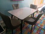 4 Seat Marble Dining Set (1)