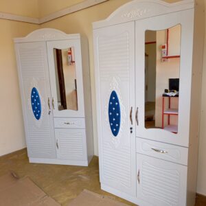 White 2-Door Wardrobe