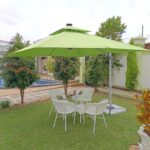 Dining Set with Solar Umbrella1