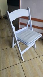 White Folding Chair