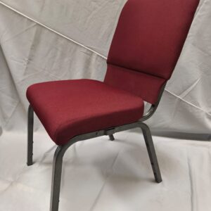 maroon church chair