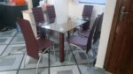 Glass Dining Table Set 1