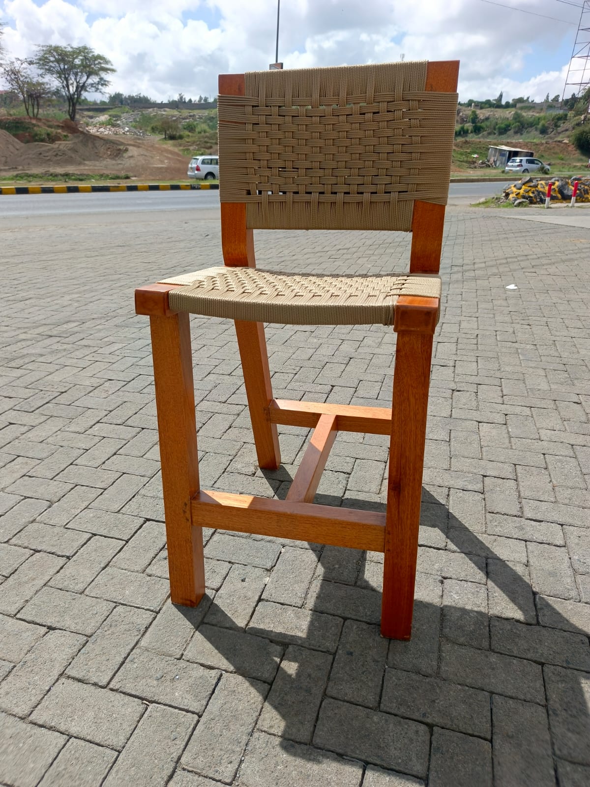 Woven Bar Stool (2) Woven Bar Stool