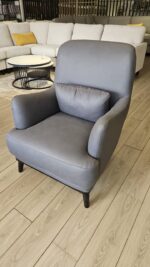 Modern Grey Accent Armchair1