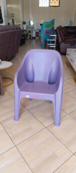 Purple Plastic Armchair