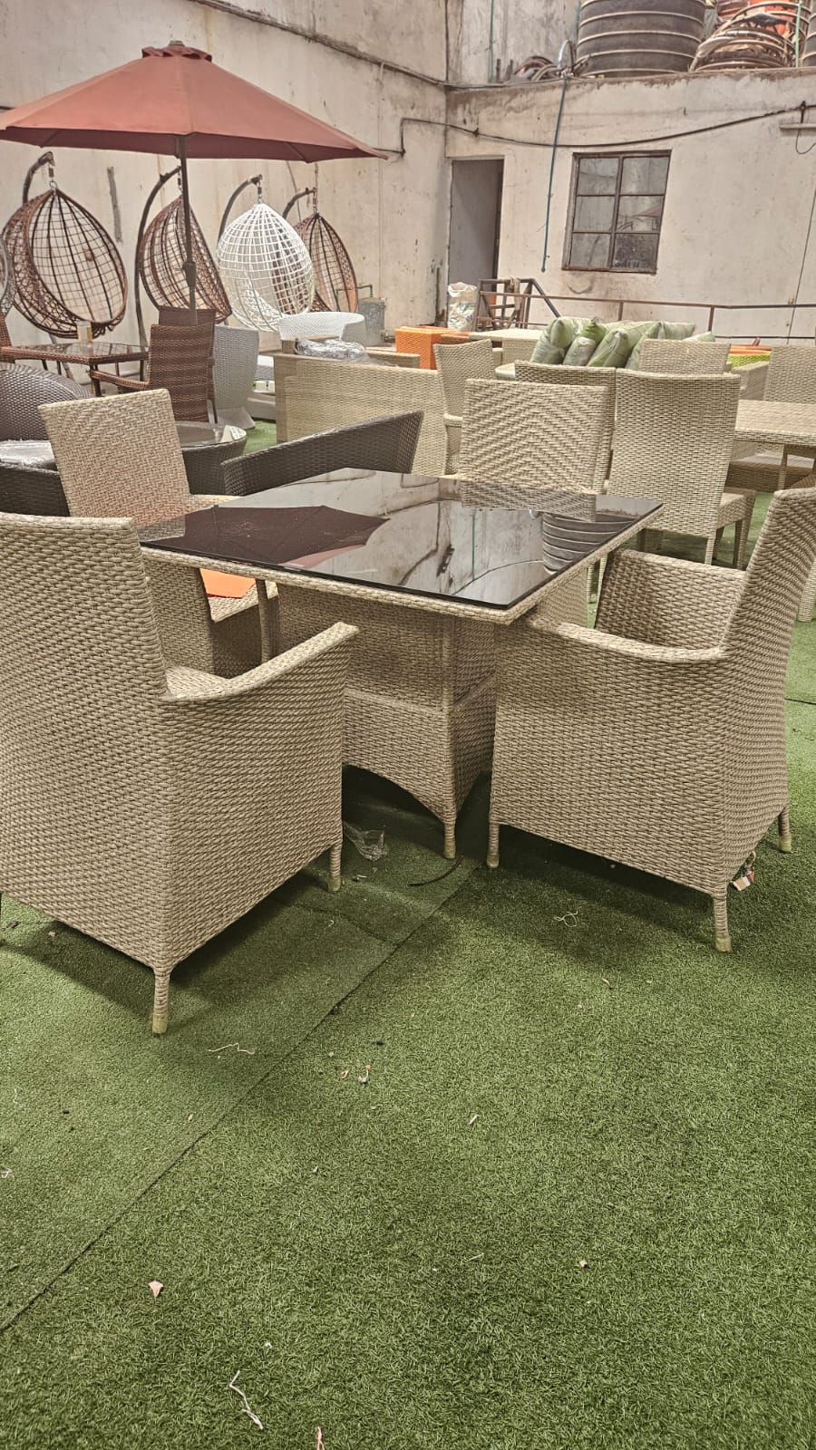 Rattan 4 Seater Rattan 4 Seater Dining Set
