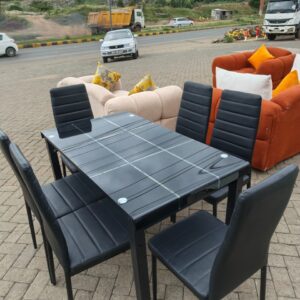 Glass Top Dining Table