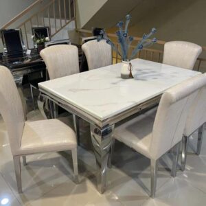 6-Seater Marble Dining