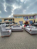 Luxury Tufted Sofa Set