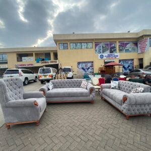 Luxury Tufted Sofa Set