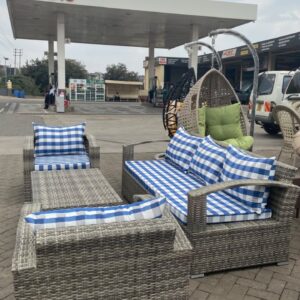 5 Seater Rattan Sofa 1