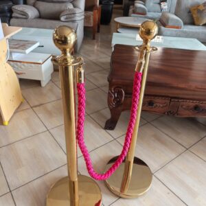 Gold Queue Stand