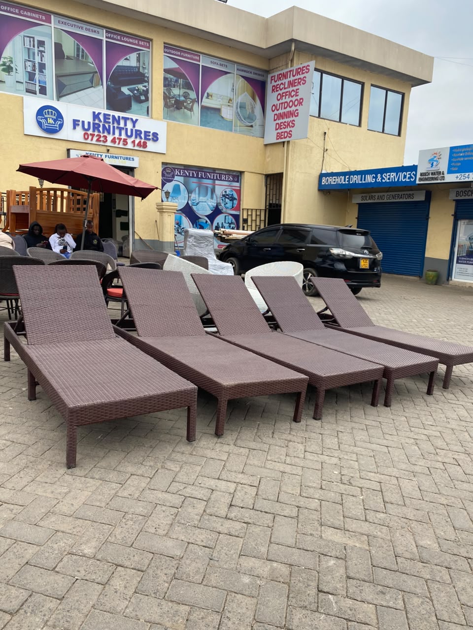 Rattan Sun Lounger Rattan Sun Lounger