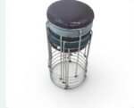 Stackable Round Bar Stools