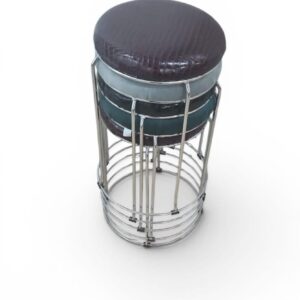 Stackable Round Bar Stools
